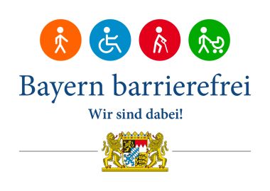 Logo Bayern Barrierefrei - Wir Sind Dabei
